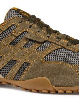 Geox U SNAKE ORIGINAL Schnürschuh, Schnürschuh, Freizeitschuh, Trekking Sneaker mit Lederinnensohle