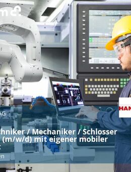 Servicetechniker / Mechaniker / Schlosser / Monteur (m/w/d) mit eigener mobiler Werkstatt - Neunkirchen (Saarland)