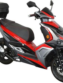 GT UNION Motorroller Striker 25, 49,5 ccm, 25 km/h, Euro 5, (Set, mit Topcase), Luftgekühlter Motor