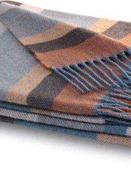 Plaid Harmony, Biederlack, im modernen Karo-Look, mit Fransen