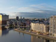 Traumhafte Neubauwohnung in der Hafencity: Wasserblick auf Grasbrookhafen und Elbphilharmonie - Hamburg