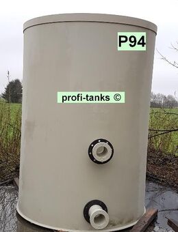 P94 gebrauchter 6.600 L Polypropylen-Tank PP-Tank Flachbodentank Lagertank oben offen Wassertank Flüssigfuttertank Molketank Regenwassertank - Hillesheim (Landkreis Vulkaneifel)