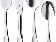 WMF Kinderbesteck Tiere (4-tlg), 1 Personen, Cromargan® Edelstahl Rostfrei 18/10, Kindermesser mit leichtem Wellenschliff