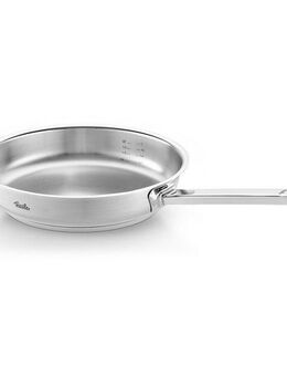 Fissler Bratpfanne Original-Profi Collection®, Edelstahl 18/10 (1-tlg), Kaltmetallgriffe,Mess-Skala (L),cookstar Allherdboden,Schüttrand