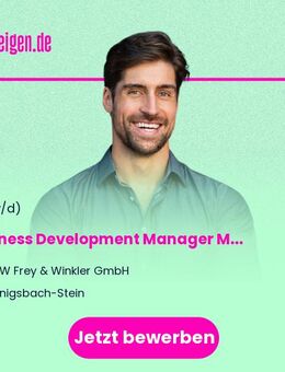 Business Development Manager Medical (m/w/d) - Königsbach-Stein