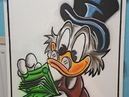 Handgefertigtes Comicbild D. Duck, die reichste Ente der Welt - Schöppenstedt