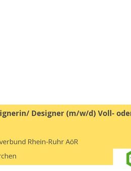 UX-/ UI-Designerin/ Designer (m/w/d) Voll- oder Teilzeit - Gelsenkirchen