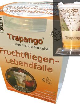 TRAPANGO Fruchtfliegenfalle, für Essigfliegen Obstfliegen, Taufliegen, Gärfliege - Steinmauern
