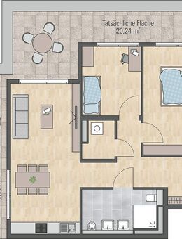 Große Senioren-Penthouse-Wohnung in der Mühlen Residenz Renningen / Betreutes Wohnen - Renningen
