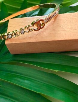 Damen Schmuck Armreif Gold Strass Armband hochwertig luxuriös - Gelsenkirchen Neustadt