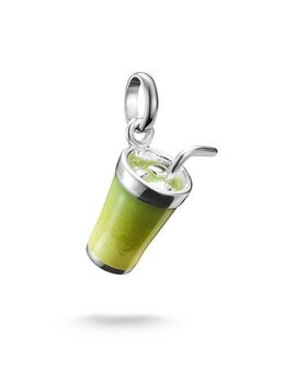 THOMAS SABO Charm-Einhänger Charm Matcha Latte-Design - Connect, CC1266-007-6