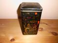 Kaffeedose aus Metall mit asiatischen Motiven in 57629