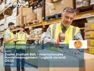 Duales Studium BWL – Internationales Handelsmanagement / Logistik (m/w/d) (2025) - Essen