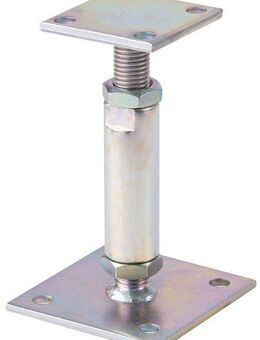 Alberts Pfostenträger, zum Aufschrauben, höhenverstellbar, Höhe 150-190 mm