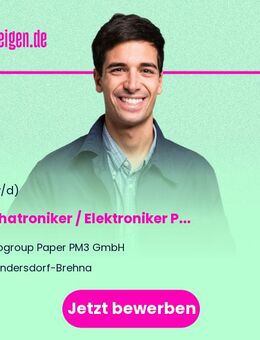 Mechatroniker / Elektroniker Papiermaschine (m/w/d) - Sandersdorf Sandersdorf