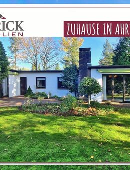 Wohnen mit Ruhe, Licht und toller Aufteilung: Bungalow-Idylle mit Südgarten in kleiner Sackgasse - Ahrensburg