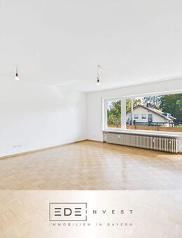 Sanierte 2- Zimmer-Wohnung mit großem Balkon in Gröbenzell - ab sofort verfügbar - Gröbenzell