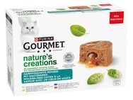 Gourmet Nature's Creations zum Sonderpreis! - Gravy Heart mit Hochseefisch, Huhn, Kabeljau und Rind 24 x 85 g