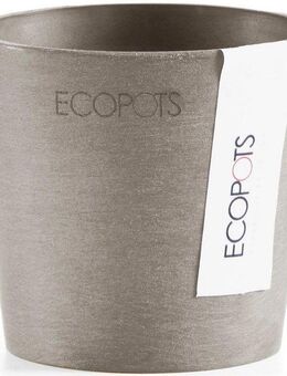 ECOPOTS Blumentopf Amsterdam Mini 8 Taupe, für den Innenbereich