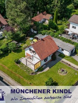 . GRUNDSTÜCK MIT ALTBESTAND - NEUBAU: EFH, ZFH oder DH mit Südausrichtung . - Gauting