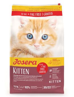 Josera Kitten - 10 + 1 kg