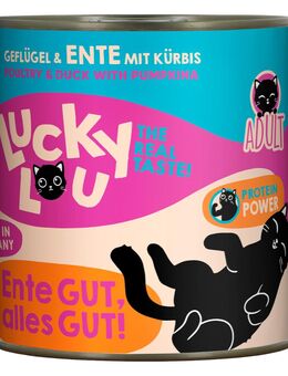 Lucky Lou Adult 6 x 800 g - Geflügel & Ente