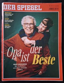 Der Spiegel Nr. 52 vom 21.12.2024 Opa ist der Beste (Magazin Politik) - Essen
