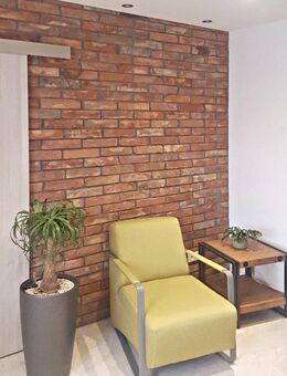 Spar Riemchen Stein Wand Fliese echte alte Antik Mauer Ziegel Klinker used Look Loft Style Grillecke - Salzatal