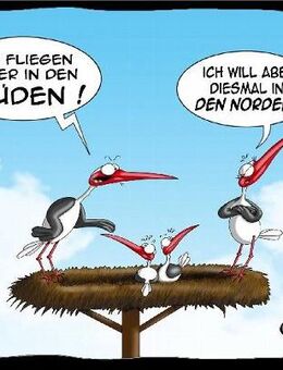 Lustige Hösti Postkarte "In den Norden" witzige Karte - München