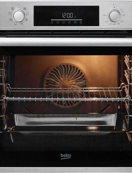 BEKO Einbaubackofen BBIM12300X, mit Teleskopauszug nachrüstbar