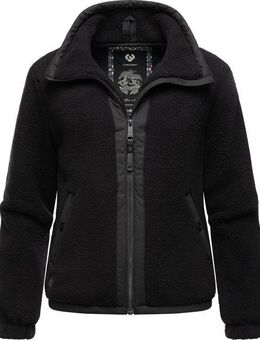 Ragwear Sweatjacke Nordicka Sportliche Kapuzenjacke mit Kunstleder-Elementen
