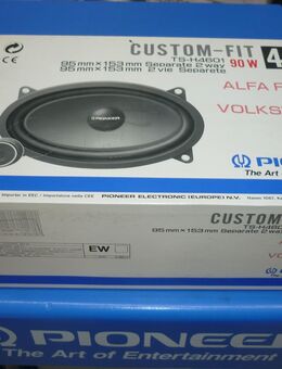 PIONEER - Autocar Lautsprecher Alfa-VW-Fiat OVAL Neu OVP TS-H4601 90 Watt 2 Weg PIONEER - Dübendorf