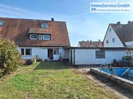 Renovierungsbedürftige DHH mit zwei getrennten Wohnungen auf schönem Grundstück mit Garten und Pool - Nürnberg