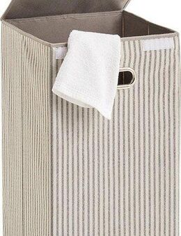 Zeller Present Wäschesortierer Stripes, Vlies, beige
