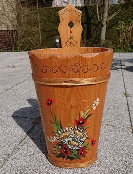 Holzschirmständer mit Bauernmalerei - Rellingen
