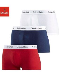 Calvin Klein Underwear Trunk Low Rise Trunk 3 PACK (3-St) mit weißem Webbund