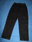 NEU * Edel * ausgefallen * Original VINTAGE * Leinen * Hose "BIBA by ESCADA" Gr. 34/ XS, 0 * schwarz * Gothic * in 88499