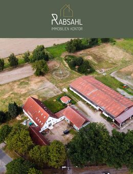 Wundervolle Reitanlage mit ca. 7,5ha Fläche, Reithalle, Führanlage, Stalltrakten, Reitplatz u.v.m. - Bruchhausen-Vilsen
