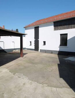 Hofreite mit freistehendem Einfamilienhaus, Nebengebäude, großem Hof und Garten - Flörsheim (Main)