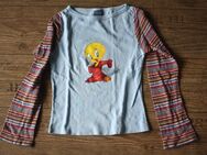 Tweety Loonely Tunes Elmi Shirt Langarmshirt Shirt 146 Mädchenshirt Langarmshirt Hippiestyle Häkelärmel - Hoppegarten