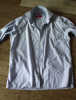 Eterna Herrenhemd Langarm XL Vintage Hellblau gestreift - Berlin