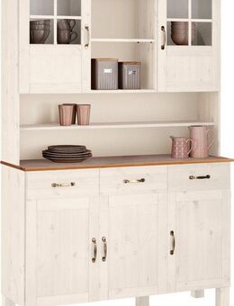 Home affaire Küchenbuffet Alby Breite 125 cm, 2 Glastüren, 2 Schubladen