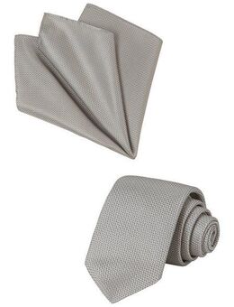 BOSS Krawatte (Set, 2-St) Set Einstecktuch und Krawatte. mit Strukturmuster Classic Premium