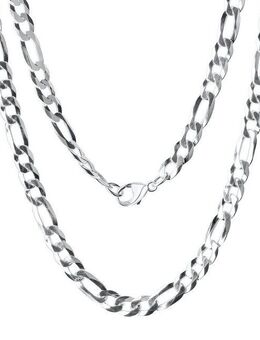 Vivance Collierkettchen 925/- Sterling Silber weiß Figarokette 55 cm