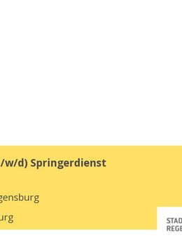 Erzieher (m/w/d) Springerdienst - Regensburg