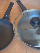 Pfannenset 2tlg - WMF - mit Kratzern, funktioniert aber tadellos in 36100