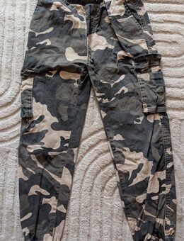 Cargo Hose Jungen Camouflage Freizeithose Jogginghose 160 - Lenzkirch