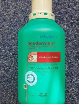 f17) 500 ml Händedesinfektionsmittel von Schülke - Desderman viruzid PLUS Desinfection PZN 16582636 - Garbsen