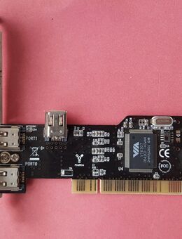 3 Port FireWire 400 PCI-Express Controller Card - unbenutzte 1394 PCIe Schnittstellenkarte von Conrad für PC und Mac - Landsberg (Lech)