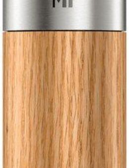 WMF Gewürzmühle Nature Pro Edelstahl manuell, (1 Stück), Keramikmahlwerk, einstellbarer Mahlgrad, Aromaschutzdeckel, Holz